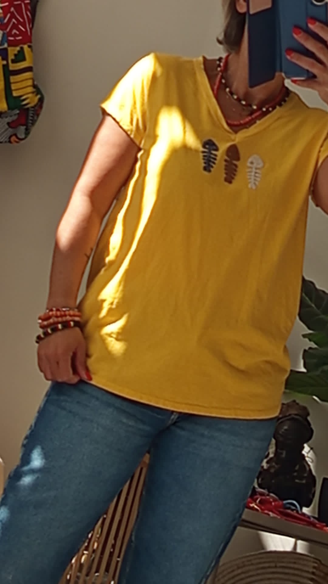T-shirt peixes