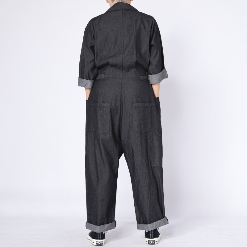 MACACÃO JEANS DE ALGODÃO