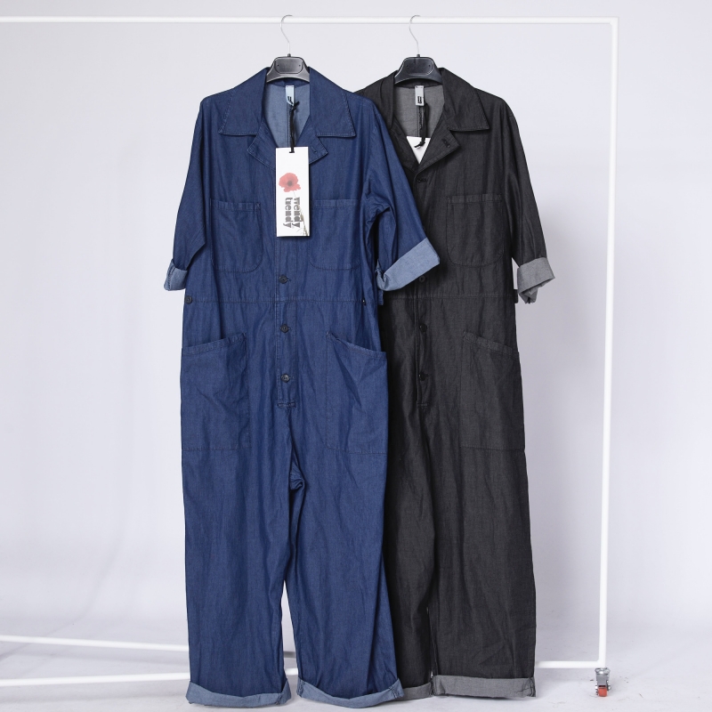 MACACÃO JEANS DE ALGODÃO